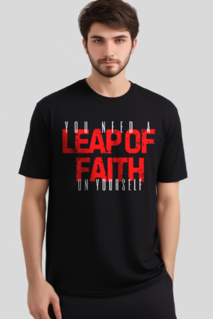 Leap of Faith Black (Cotton)