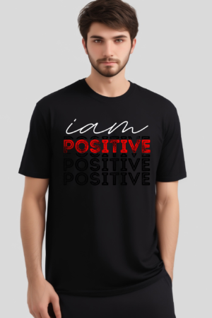 Positive Black T-Shirt (Cotton)